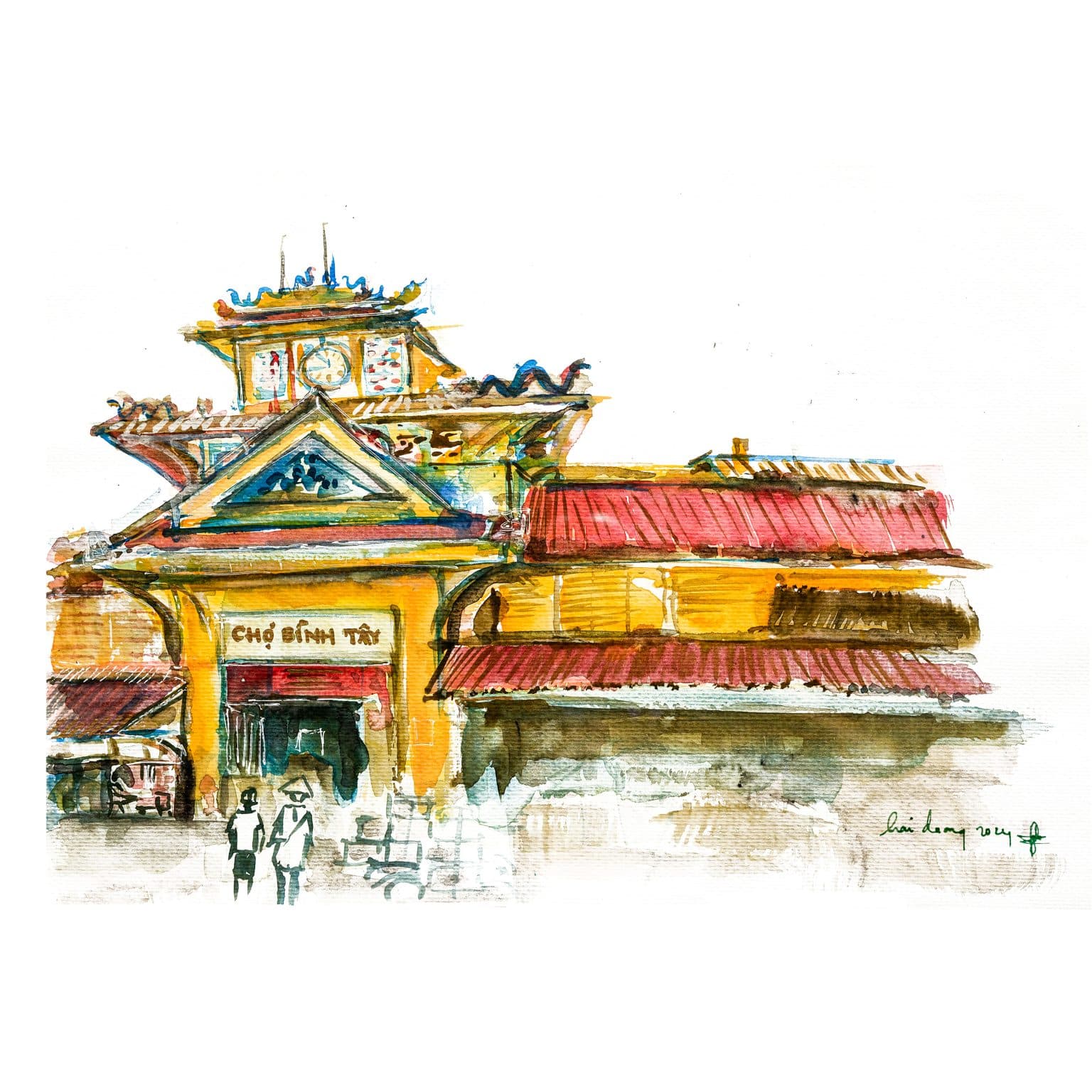3308 - bình tây market